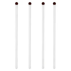 Bâtonnets à boisson Pure 4 pièces, Rouge