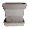 Cache-pot Gaia raw, Grey, Ø25 cm
