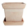 Cache-pot Gaia raw, Rose, Ø21 cm