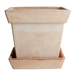 Cache-pot Gaia raw, Rose, Ø21 cm