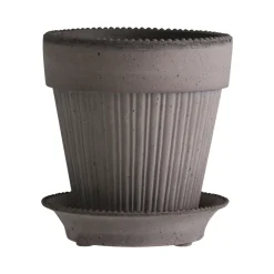Cache-pot Simona 14 cm, Gris