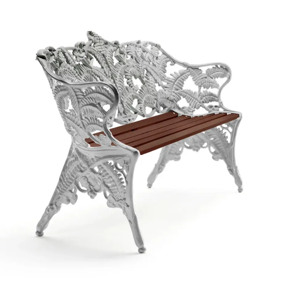 Canapé Classic, Huile de acajou, support en aluminium brut