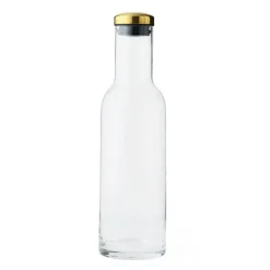 Carafe Bottle 1 l, verre-laiton