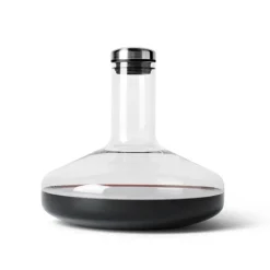 Carafe à décanter le vin deluxe, acier inoxydable
