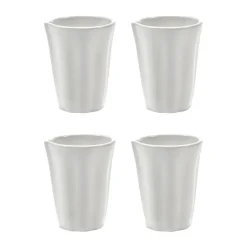Carafe à lait Silhouette 7 cl lot de 4, Blanc
