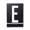 Carnet de note Design Letters, E