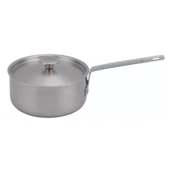 Casserole en acier inoxydable avec couvercle Inox, 2,4 l