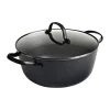 Casserole Satake en fonte légère avec couvercle en verre, 24 cm