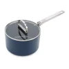 Casserole Space antiadhésive avec couvercle Ø19 cm, Bleu