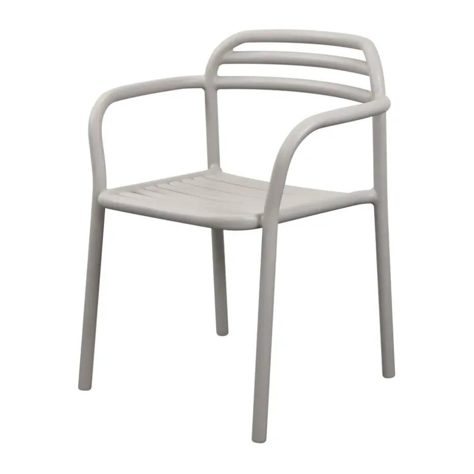 Chaise Bliss avec accoudoirs, Sand