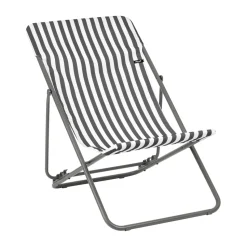 Chaise Longue Maxi Transat, Rayures Terre
