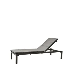 Chaise longue Relax, Cane-Line Natté gris, incl coussin Light grey