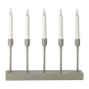Chandelier de l'Avent portable 30 cm Kindle, Beige