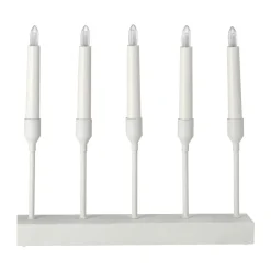 Chandelier de l'Avent portable 30 cm Kindle, Blanc
