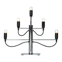 Chandelier Milano 5 46 cm, Chrome