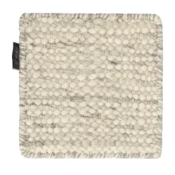 Échantillon de tapis Fawn en laine, Blanc