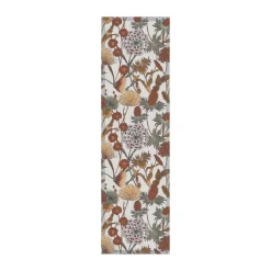 Chemin de table Autumn 35x120 cm, Marron-rouge
