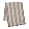 Chemin de table Jacquard Striped 50x350 cm, Beige