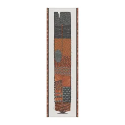 Chemin de table Nätmönster 35x120 cm, Marron