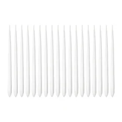Cobra Hanukkah bougies - lot de 18, Blanc