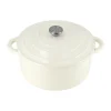 Cocotte en fonte ronde Nordwik 5 l, Crème