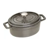 Cocotte ovale La Cocotte Staub fonte 1 L, Gris graphite