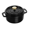 Cocotte ronde La Cocotte Staub fonte 0,4 L, Noir