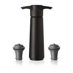 Coffret cadeau Wine Saver Vacuvin, Noir