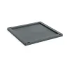 Colour Crate Square/Cube lock plastic medium, Charcoal