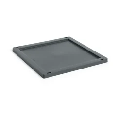 Colour Crate Square/Cube lock plastic medium, Charcoal