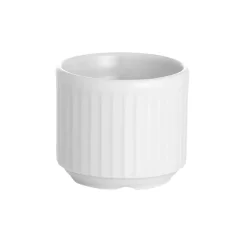 Coquetier Plissé, Blanc