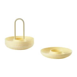 Coquetiers avec support Singles, lot de 4, Limestone