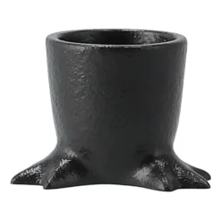 Coquetier Walking Egg, Black