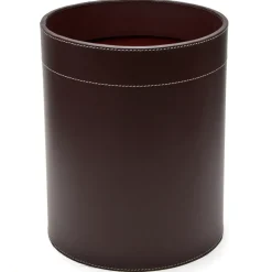 Corbeille Ørskov cuir, Chocolat