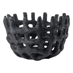 Corbeille tressée Art Piece, Black