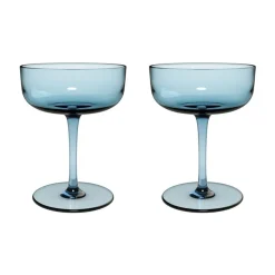 Coupe à champagne Like 10 cl, lot de 2, Clay