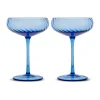 Coupe à champagne Opacity 30 cl lot de 2, Bleu