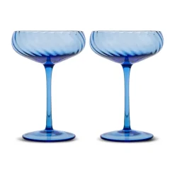 Coupe à champagne Opacity 30 cl lot de 2, Bleu