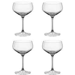 Coupe à champagne Perfect Serve 24 cl lot de 4, transparent