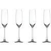 Coupe à champagne Salute 21 cl lot de 4, transparent