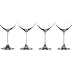 Coupe à dessert-champagne Authentis lot de 4, transparent