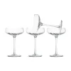 Coupes à champagne Opacity 30 cl lot de 4, Clair