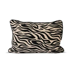 Coussin Anima L 40x60 cm, Zebra-noir