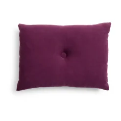 Coussin Dot Linen 45x60 cm, Burgundy