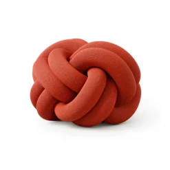 Coussin Knot, Orange red