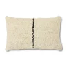 Coussin Natural wool striped 30x50 cm, White