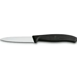 Couteau à légumes/à viande Swiss Classic 8 cm, Noir