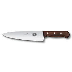 Couteau de cuisine avec lame extra haute Wood 20 cm, Acier inoxydable-érable