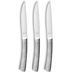 Couteau à steak Bongo lot de 3, Acier inoxydable