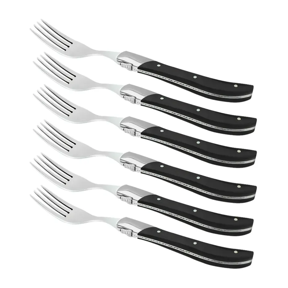Couteaux à steak Laguiole By Hâws, lot de 6, Black Wood
